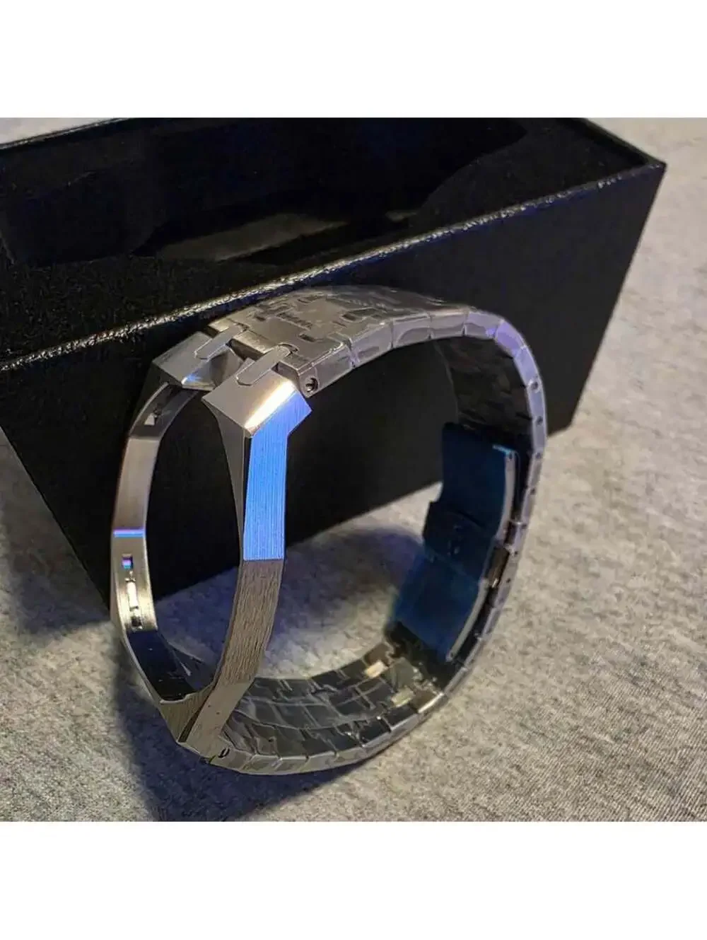 Casio polished stainless